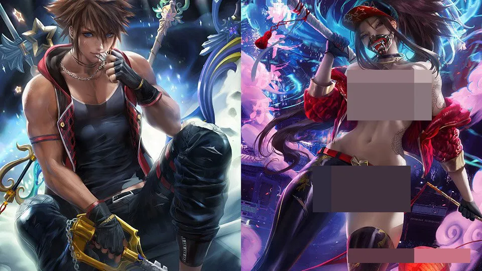 P站画师Sakimi Chan超级卡通角色手绘实例训练教程94季