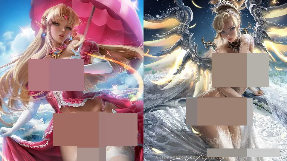 P站画师Sakimi Chan超级卡通角色手绘实例训练教程95季