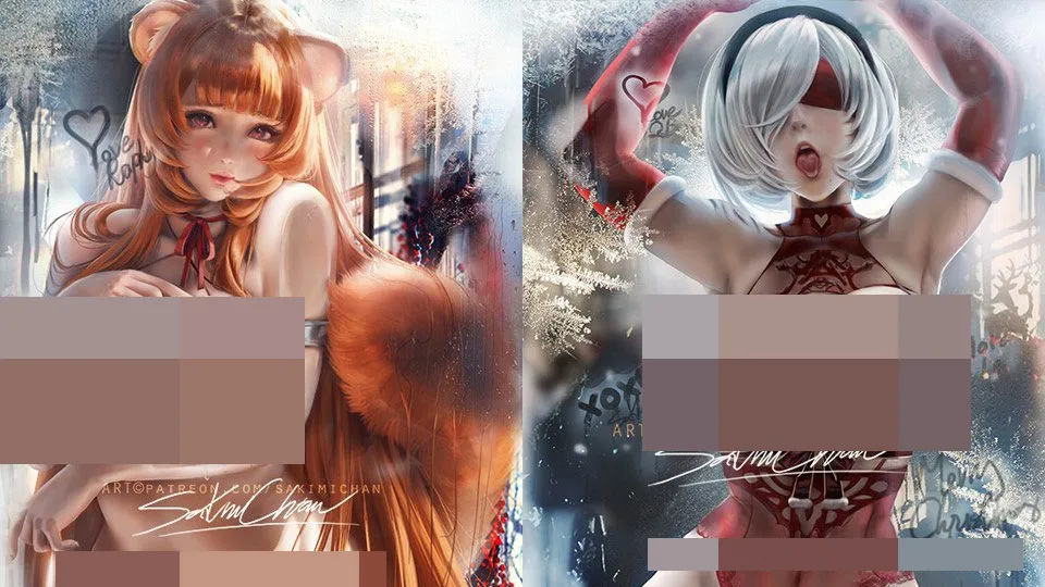 P站画师Sakimi Chan超级卡通角色手绘实例训练教程115季