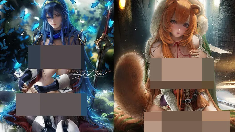 P站画师Sakimi Chan超级卡通角色手绘实例训练教程101季