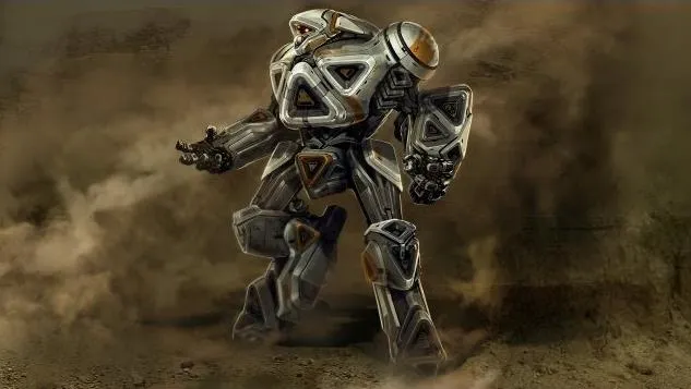 PS机甲战士艺术绘画创作视频教程 Kit Bashing a Mech Soldier Concept in Photoshop