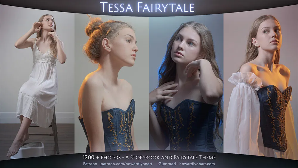 1200张童话公主艺术姿势造型高清参考图合集 Tessa Fairytale