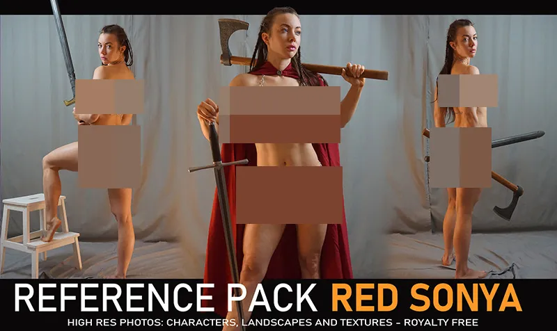 227张女性360艺术姿势造型高清参考图合集