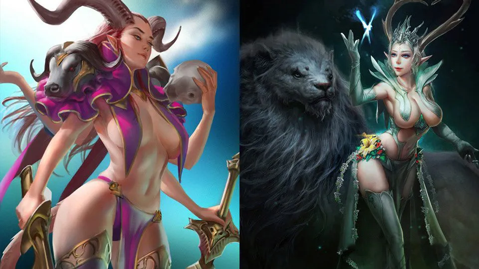 七十二魔神角色原画插画合集