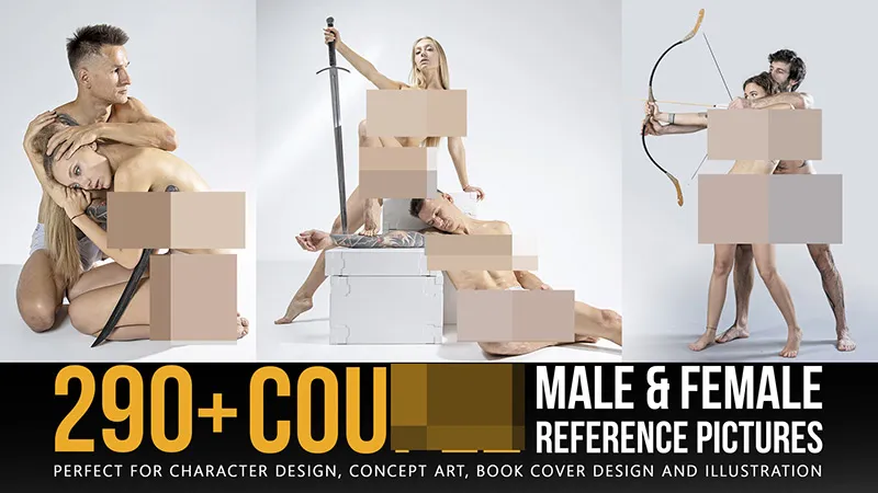 290张情侣互动姿势造型高清参考图合集