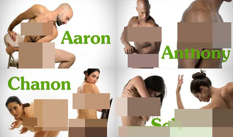 Proko绘画教程用8套艺用模特照片动态结构参考素材