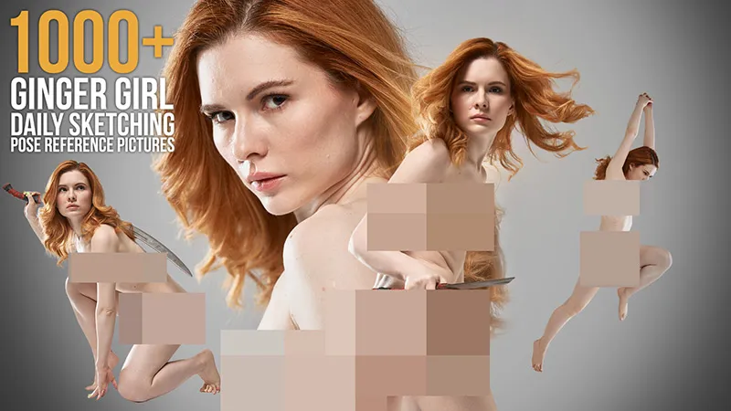 1000张黄皮肤女孩日常艺术姿势造型高清参考图合集