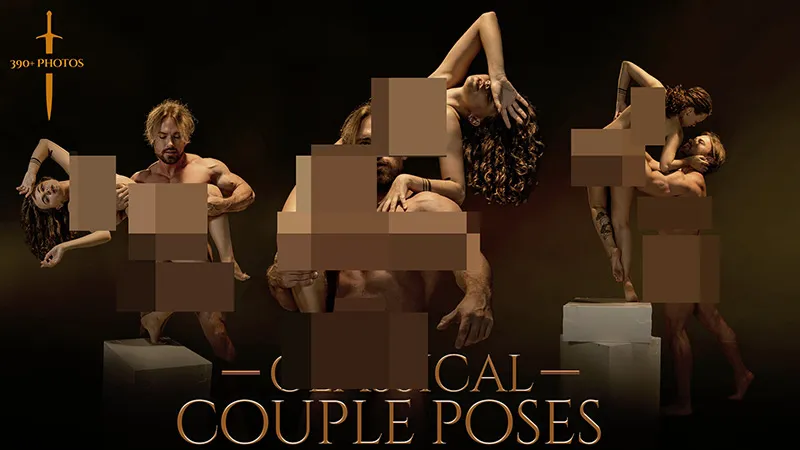 390张古典情侣夫妇艺术姿势造型高清参考图合集