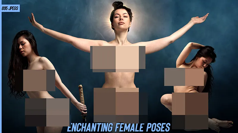 895张欧美古典优雅女性艺术姿势造型高清参考图合集