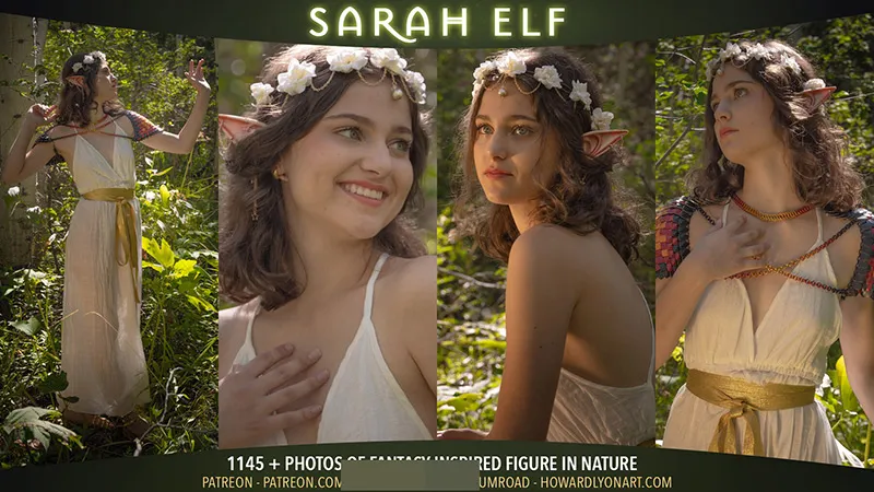 1145张唯美精灵女性艺术姿势造型高清参考图合集