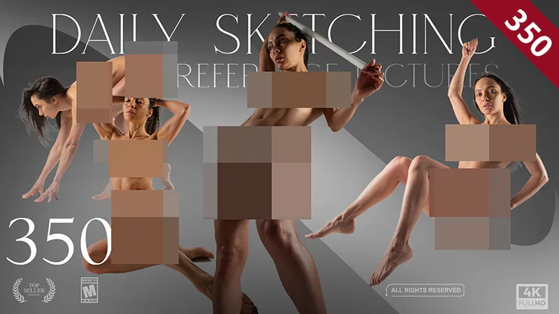 350张女性形体之美艺术姿势造型高清参考图合集