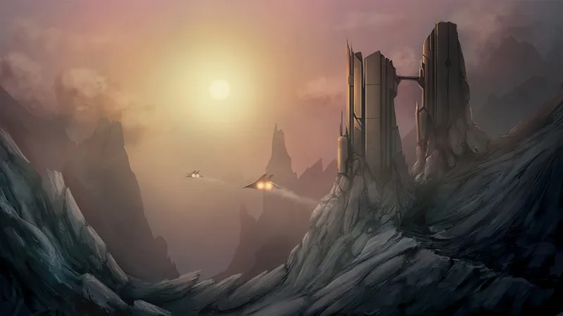 PS概念艺术环境设计视频教程 Speed Painting Environment Concepts in Photoshop