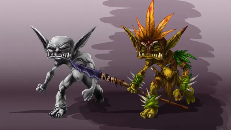 Photoshop鬼怪角色制作视频教程 Creating a Goblin Concept in Photoshop