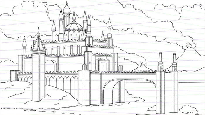 PS超现实数字绘画视频教程第二季 Digital Matte Painting: 2 Perspective