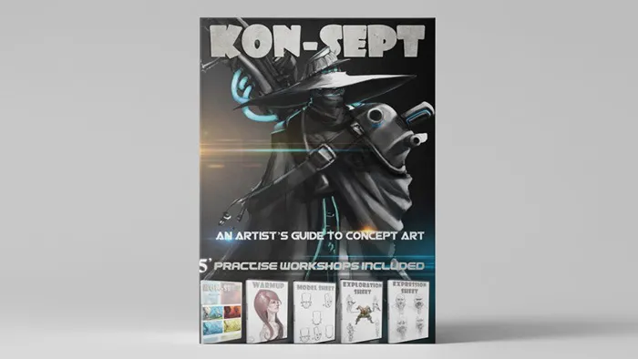 概念游戏角色制作视频教程 ZillionArtsWorkshop Kon-Sept