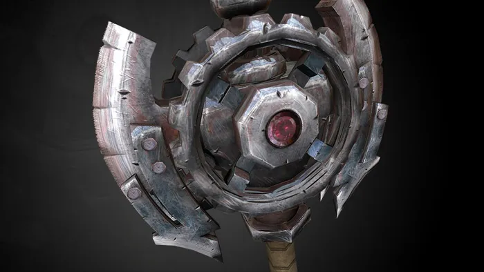 Photoshop武器纹理贴图制作视频教程 Texturing Low Polygon Weapons in Photoshop