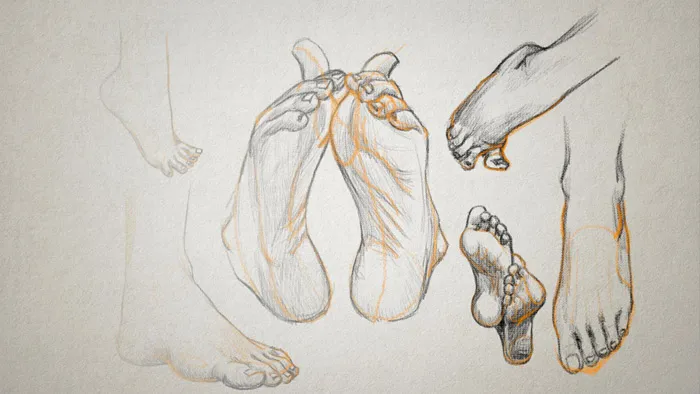 Photoshop人体腿脚部绘画技巧视频教程 Drawing the Lower Bod