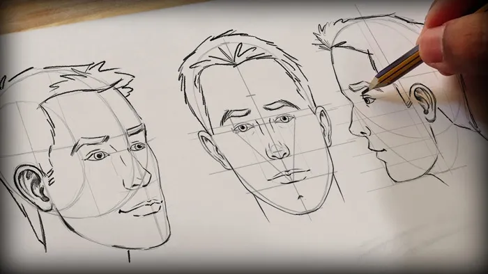 PS人物头部数字绘画技术视频教程 Methods for Drawing the Human Head