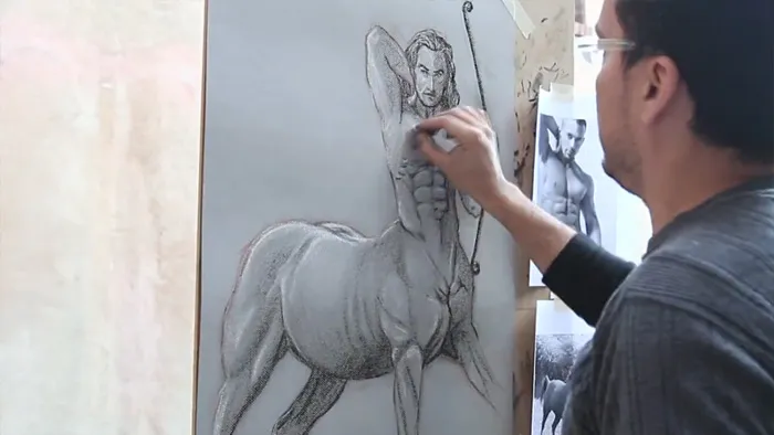 半人马素描绘画训练视频教程 Stan Winston School Basic Character Drawing