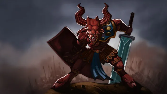 Photoshop牛头怪兽绘画制作视频教程 Illustrating a Fantasy Minotaur in Photoshop