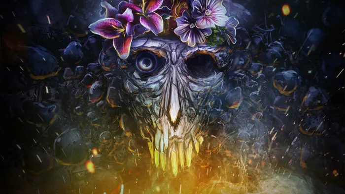 Photoshop超炫数字艺术绘制技法视频教程 Designing a Surreal Skull in Photoshop