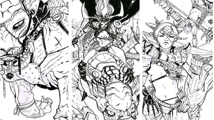 概念角色手绘艺术训练视频教程 Creating concepts and illustrations in Pen and Ink by Marco Nelor