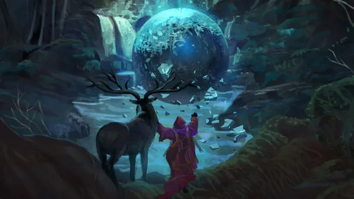 魔法森林概念艺术绘画训练视频教程 Illustration The Wave Existence