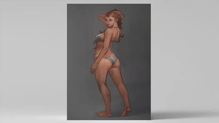 PS女性解剖艺术绘画训练视频教程 Cubebrush Simple Female Anatomy