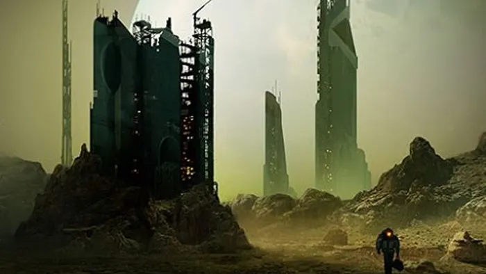 环境艺术草图绘制视频教程 Futuristic Landscape Painting