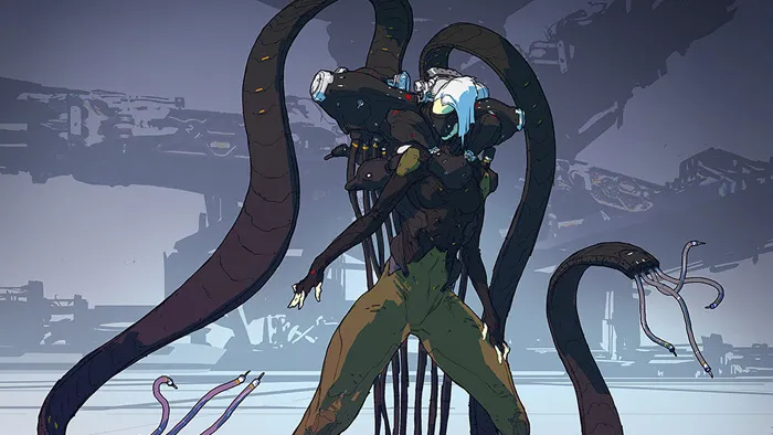 概念科幻角色绘画与上色技巧视频教程 Cyberella Line Art Tutorial by Joe Peterson