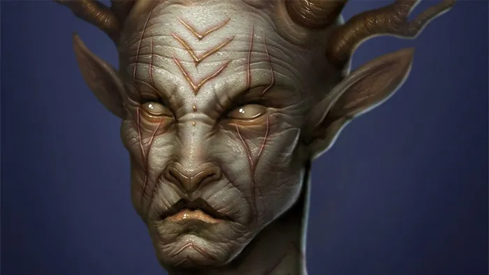 鹿角怪兽概念艺术绘画视频教程 Photoshop Create a Satyr Using Layer Styles