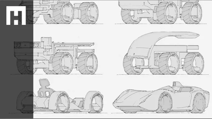 概念汽车草图设计视频教程 Vehicle Design Thumbnails
