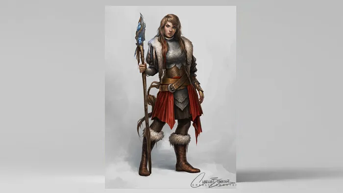 欧美风格角色原画插画上色填色实例训练视频教程