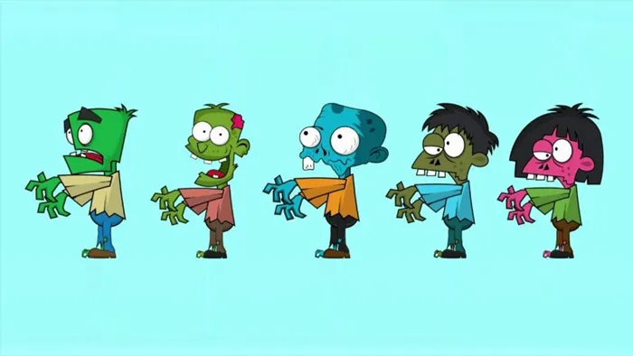 卡通风格僵尸游戏角色绘画实例训练视频教程