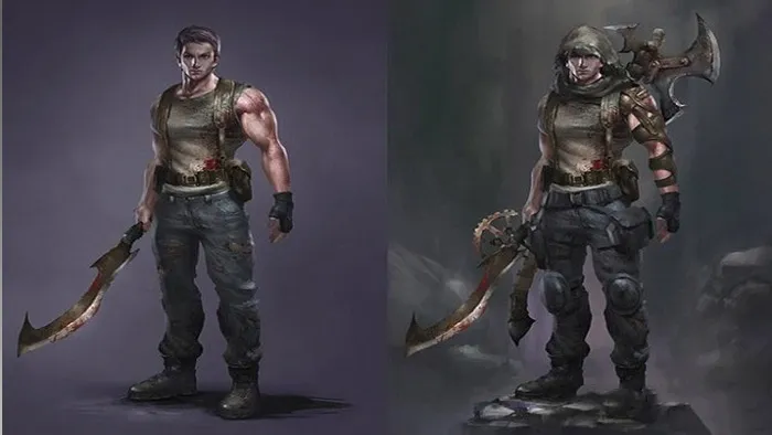 刀锋战士角色绘画实例训练视频教程