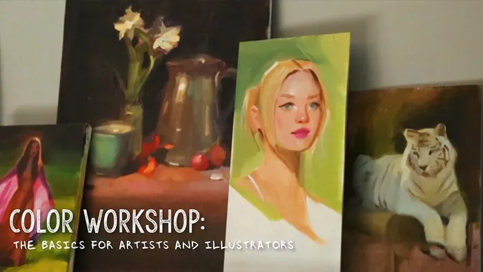 传统原画插画色彩配色运用技巧视频教程 Color Workshop: The Basics for Artists and Illustrators