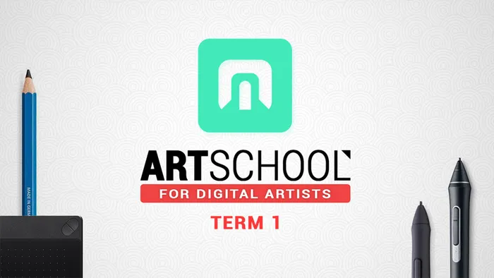 数字艺术绘画网校大师班视频教程第一季 ART School - TERM 1