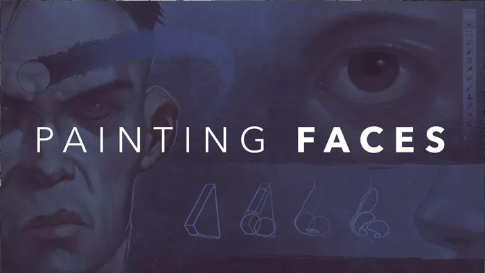 人脸面部绘画技巧揭秘大师级视频教程 Painting Faces with the Power of Photoshop