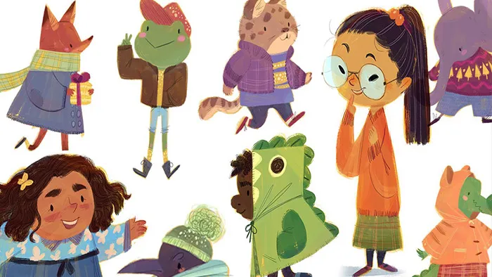 儿童读物角色设计艺术设计绘画视频教程合集