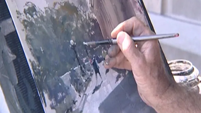 约瑟夫风景水彩画讲座演示传统手绘视频教程