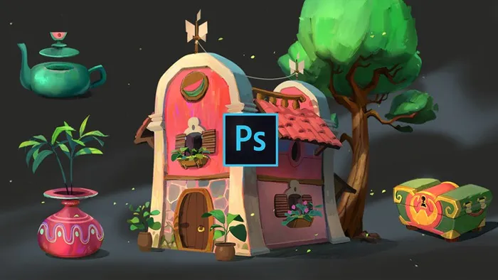 概念艺术绘画设计风格化场景全流程视频教程 Complete Props design course for Concept art