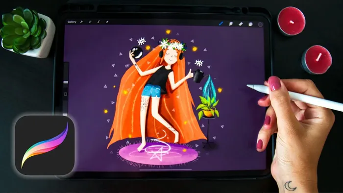 Procreate中寻找插画风格过程数字绘画教程 Find Your Digital Illustration Style in Procreate