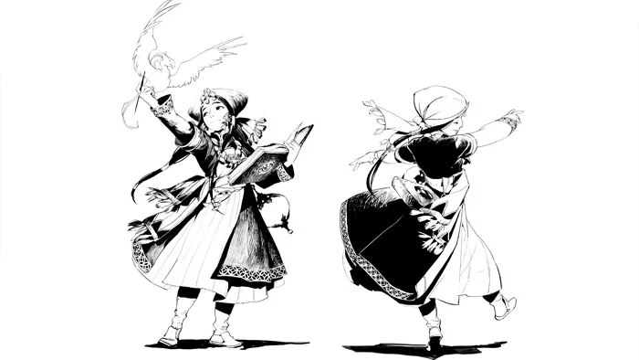 卡通动画角色从线描到上色数字绘画视频教程