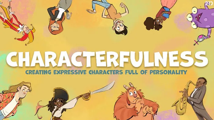 有趣概念卡通动漫角色创建过程数字绘画视频教程 Creating Expressive Characters