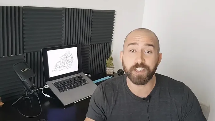 绘制角色衣服和织物褶皱技巧数字绘画视频教程