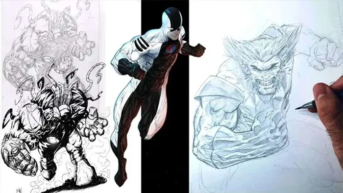 如何渲染漫画–着色上墨和上色技巧视频教程 中文字幕 How To RENDER Comics - Shading, Inking, and Coloring!