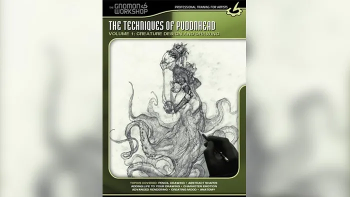 Puddnhead画师概念艺术抽象生物角色绘画视频教程 The Techniques of Puddnhead Vol. 1: Creature Design and Drawing