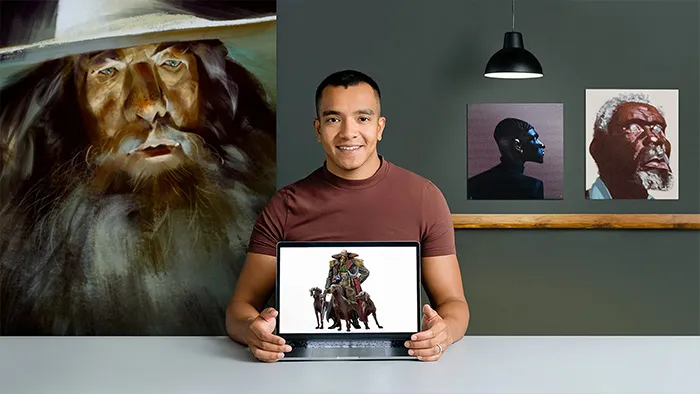 原创角色概念设计数字绘画视频教程 Introduction to Concept Art For Expressive Character Design