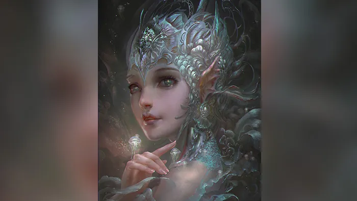 Photoshop超详细游戏人物头像原画绘制技巧中文教程