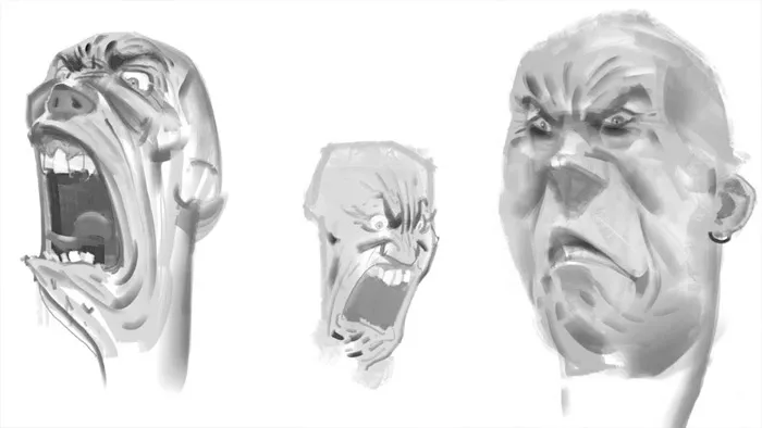 王九斤人物表情设计教程人物角色表情表现绘画中文教程